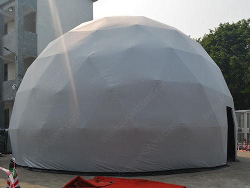 Half Clear Outdoor Sports Dome Tent